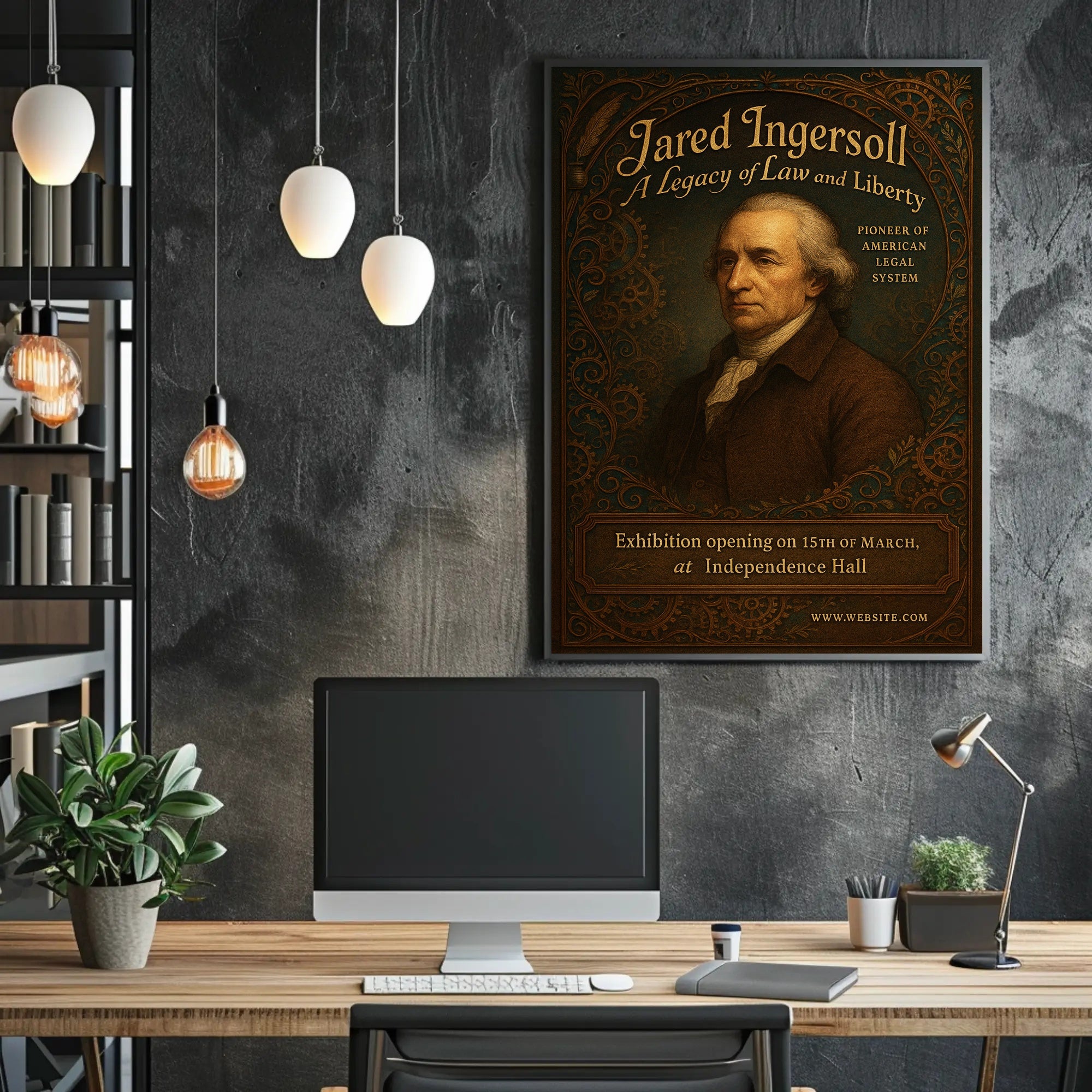 Jared Ingersoll A Legacy of Law and Liberty Poster PosterGoat