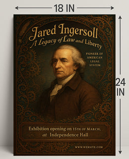 Jared Ingersoll A Legacy of Law and Liberty Poster PosterGoat