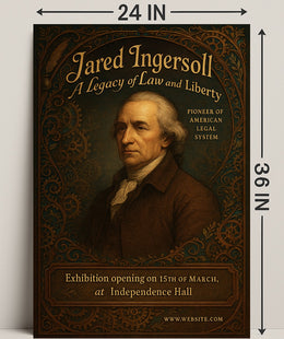 Jared Ingersoll A Legacy of Law and Liberty Poster PosterGoat