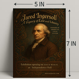 Jared Ingersoll A Legacy of Law and Liberty Poster PosterGoat