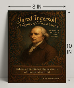Jared Ingersoll A Legacy of Law and Liberty Poster PosterGoat