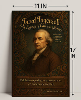 Jared Ingersoll A Legacy of Law and Liberty Poster PosterGoat