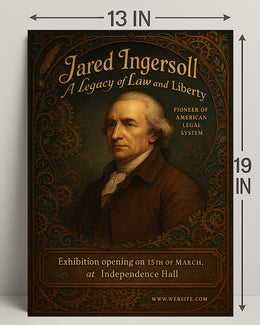 Jared Ingersoll A Legacy of Law and Liberty Poster PosterGoat