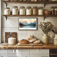 Jasper National Park: Vintage Serenity National Park Poster PosterGoat