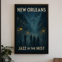 Jazz in the Mist: New Orleans Cultural Heritage Poster PosterGoat