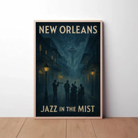 Jazz in the Mist: New Orleans Cultural Heritage Poster PosterGoat