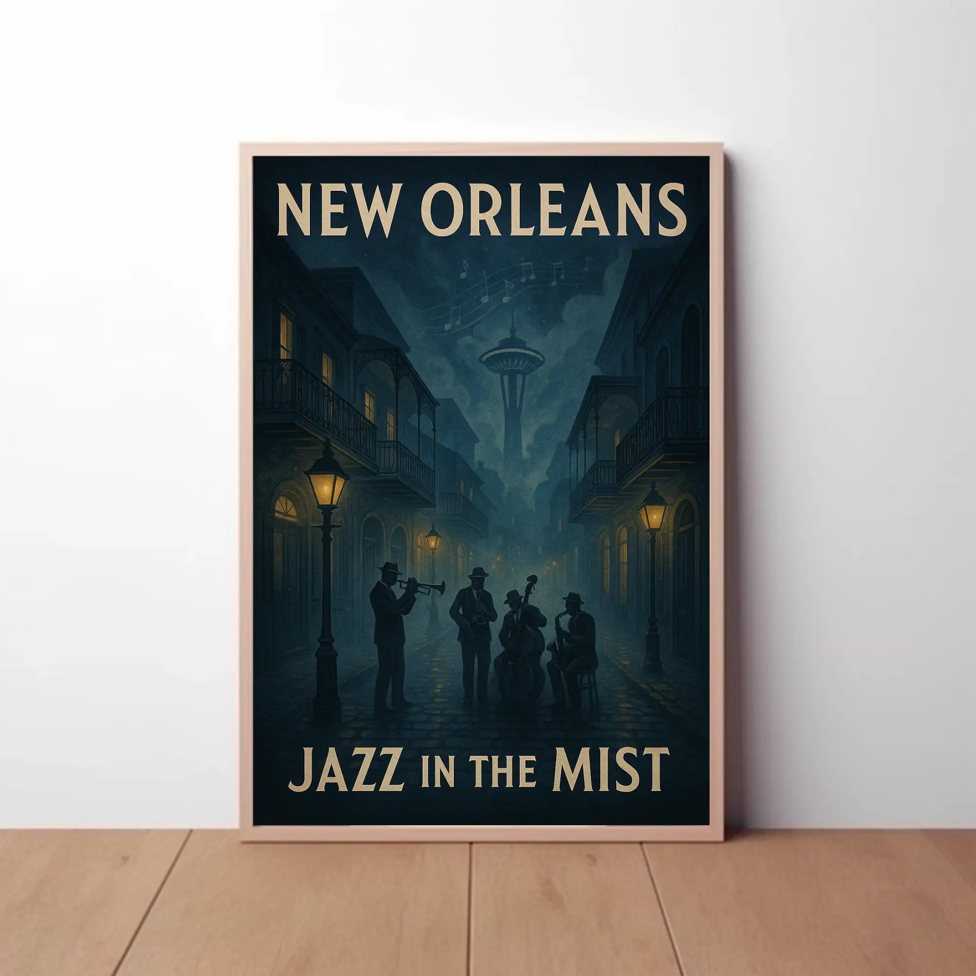 Jazz in the Mist: New Orleans Cultural Heritage Poster PosterGoat