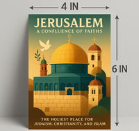 Jerusalem Confluence of Faiths Poster Art PosterGoat