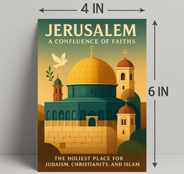 Jerusalem Confluence of Faiths Poster Art PosterGoat