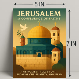Jerusalem Confluence of Faiths Poster Art PosterGoat