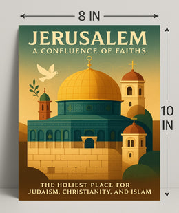 Jerusalem Confluence of Faiths Poster Art PosterGoat