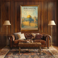 Jerusalem Holiest Place Wall Art Print PosterGoat