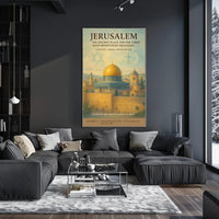 Jerusalem Holiest Place Wall Art Print PosterGoat