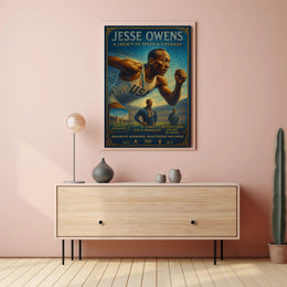 Jesse Owens Breaking Barriers Wall Art Print PosterGoat