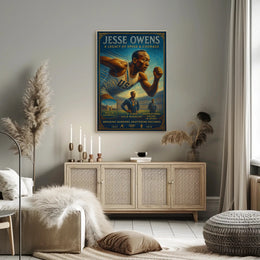 Jesse Owens Breaking Barriers Wall Art Print PosterGoat