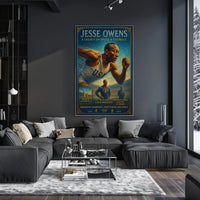 Jesse Owens Breaking Barriers Wall Art Print PosterGoat