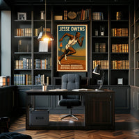 Jesse Owens Breaking Boundaries Poster Art PosterGoat