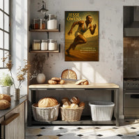 Jesse Owens Champion of Determination Poster PosterGoat