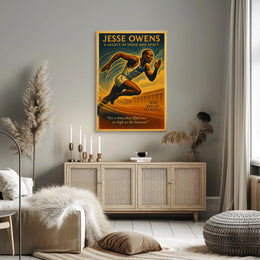 Jesse Owens Legacy Of Speed Poster PosterGoat