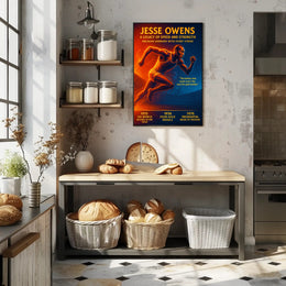 Jesse Owens Legacy of Speed Poster Art PosterGoat
