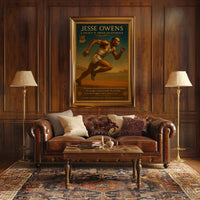 Jesse Owens Legacy of Speed Poster Art PosterGoat