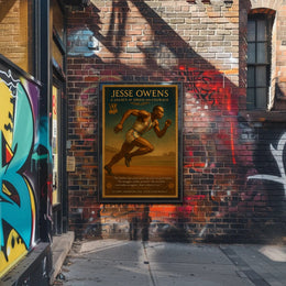 Jesse Owens Legacy of Speed Poster Art PosterGoat