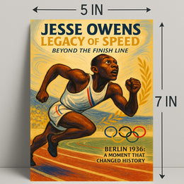 Jesse Owens Legacy of Speed Wall Art PosterGoat