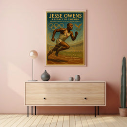 Jesse Owens Legacy of Triumph Poster Print PosterGoat