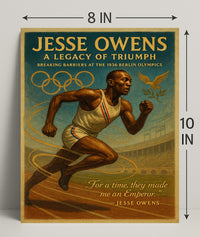 Jesse Owens Legacy of Triumph Poster Print PosterGoat