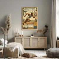 Jesse Owens Legend of the Track Poster Art PosterGoat