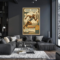 Jesse Owens Legend of the Track Poster Art PosterGoat