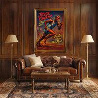 Jesse Owens Olympic Gold Medalist Poster PosterGoat