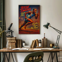 Jesse Owens Olympic Gold Medalist Poster PosterGoat