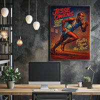 Jesse Owens Olympic Gold Medalist Poster PosterGoat