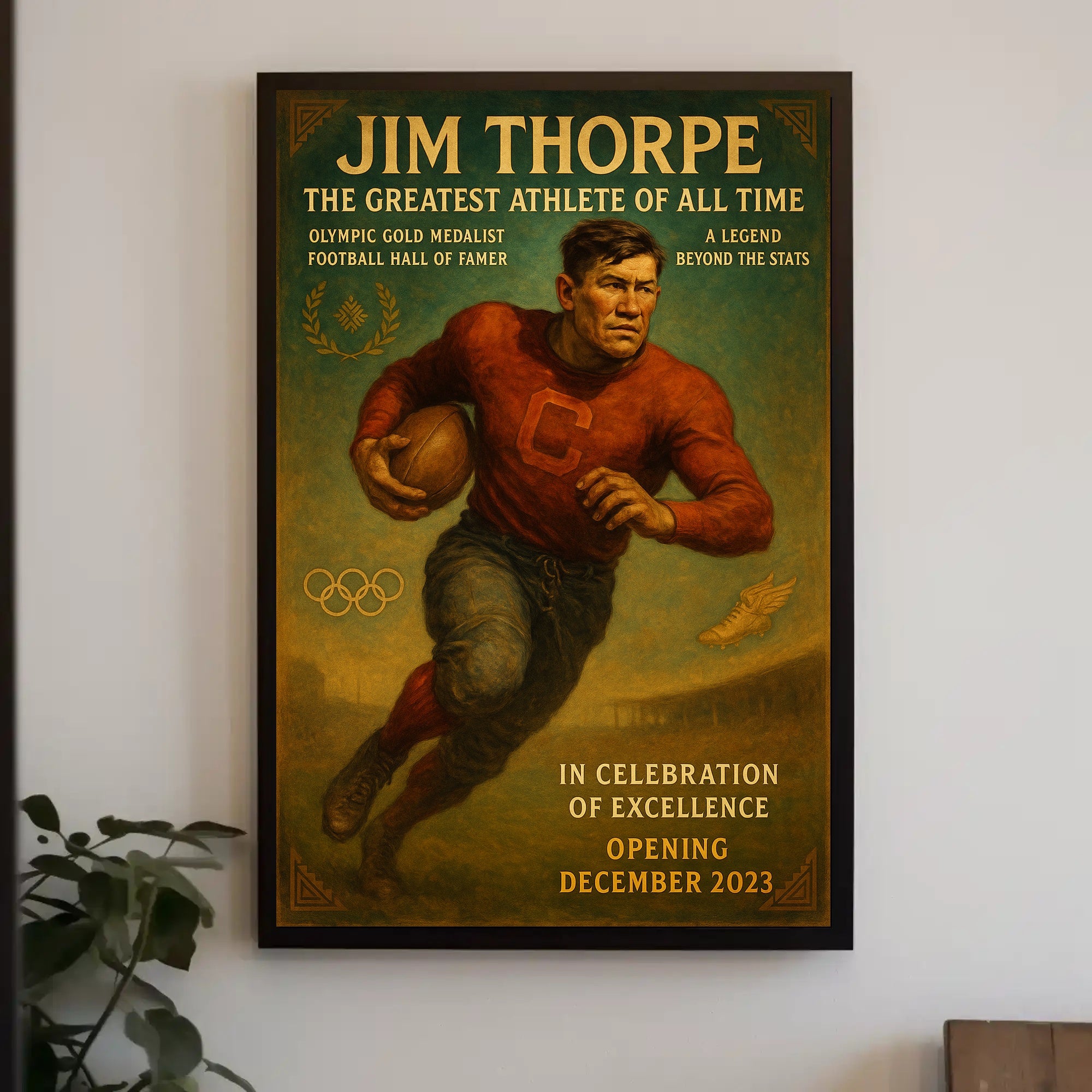 Jim Thorpe Celebration of Excellence Poster PosterGoat