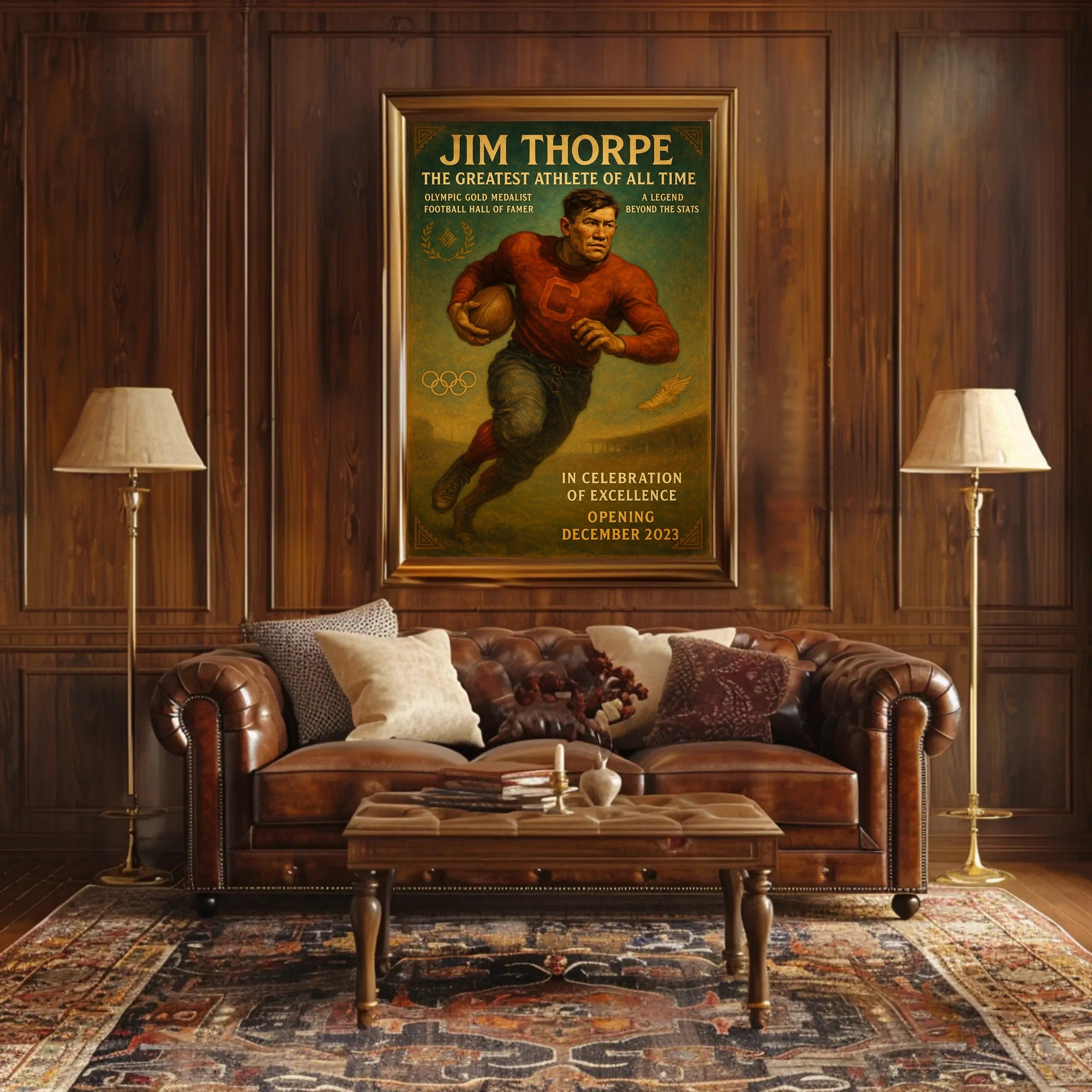 Jim Thorpe Celebration of Excellence Poster PosterGoat