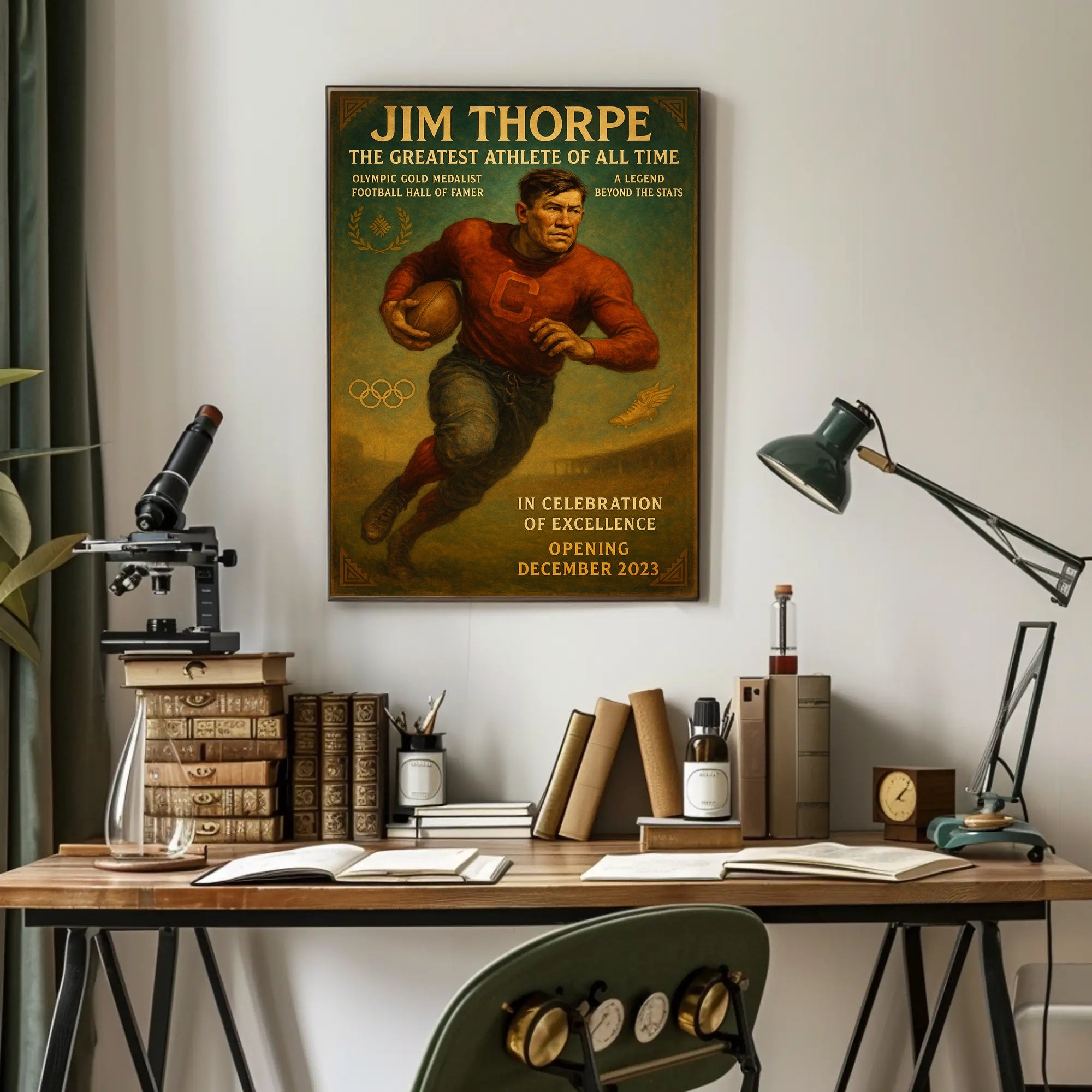 Jim Thorpe Celebration of Excellence Poster PosterGoat
