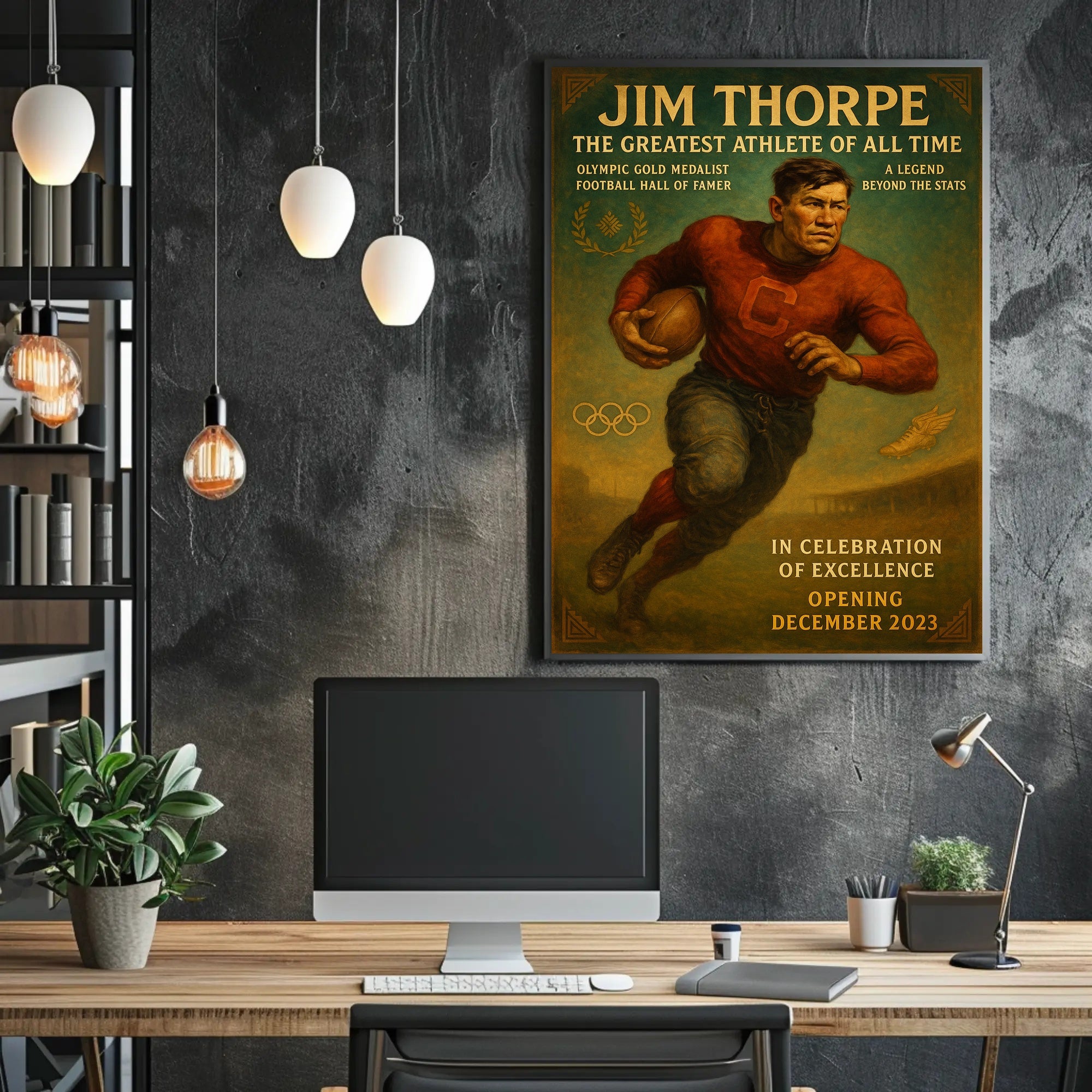 Jim Thorpe Celebration of Excellence Poster PosterGoat