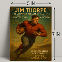 Jim Thorpe Celebration of Excellence Poster PosterGoat