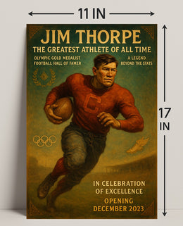Jim Thorpe Celebration of Excellence Poster PosterGoat