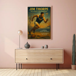 Jim Thorpe Legacy Poster Wall Art Print PosterGoat