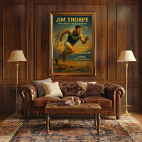 Jim Thorpe Legacy Poster Wall Art Print PosterGoat