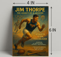 Jim Thorpe Legacy Poster Wall Art Print PosterGoat