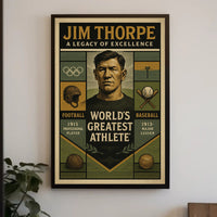 Jim Thorpe Legacy of Excellence Poster PosterGoat
