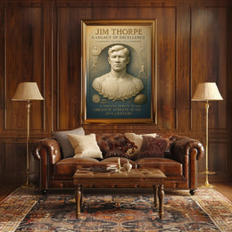 Jim Thorpe Legacy of Excellence Poster PosterGoat
