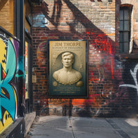 Jim Thorpe Legacy of Excellence Poster PosterGoat