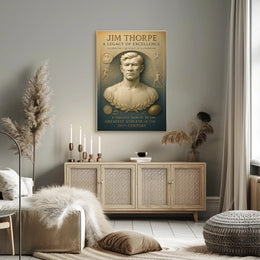 Jim Thorpe Legacy of Excellence Poster PosterGoat