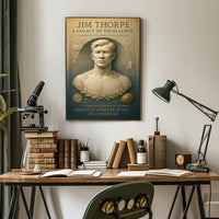Jim Thorpe Legacy of Excellence Poster PosterGoat