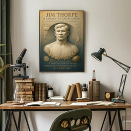 Jim Thorpe Legacy of Excellence Poster PosterGoat