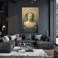 Jim Thorpe Legacy of Excellence Poster PosterGoat